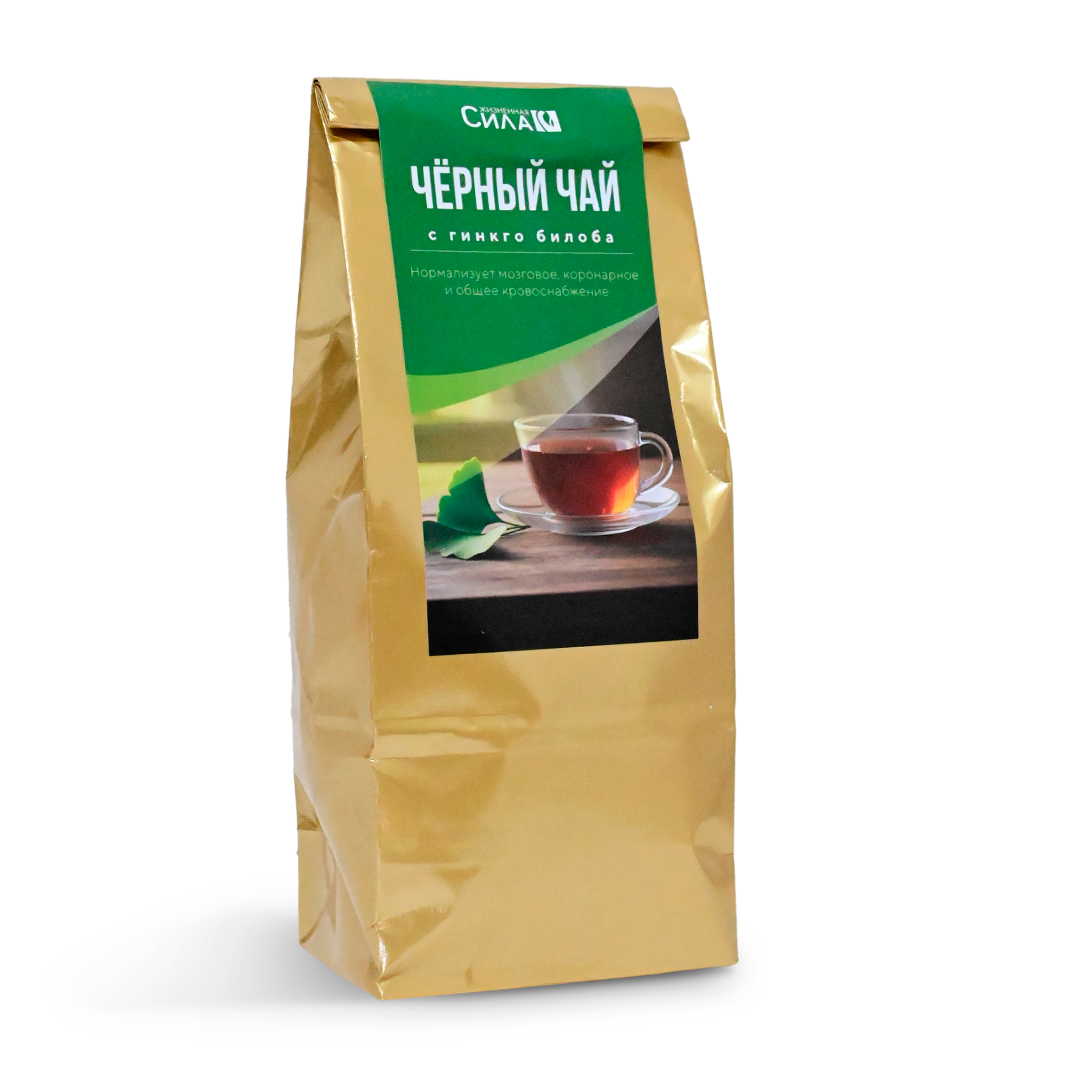 Чёрный чай с гинкго