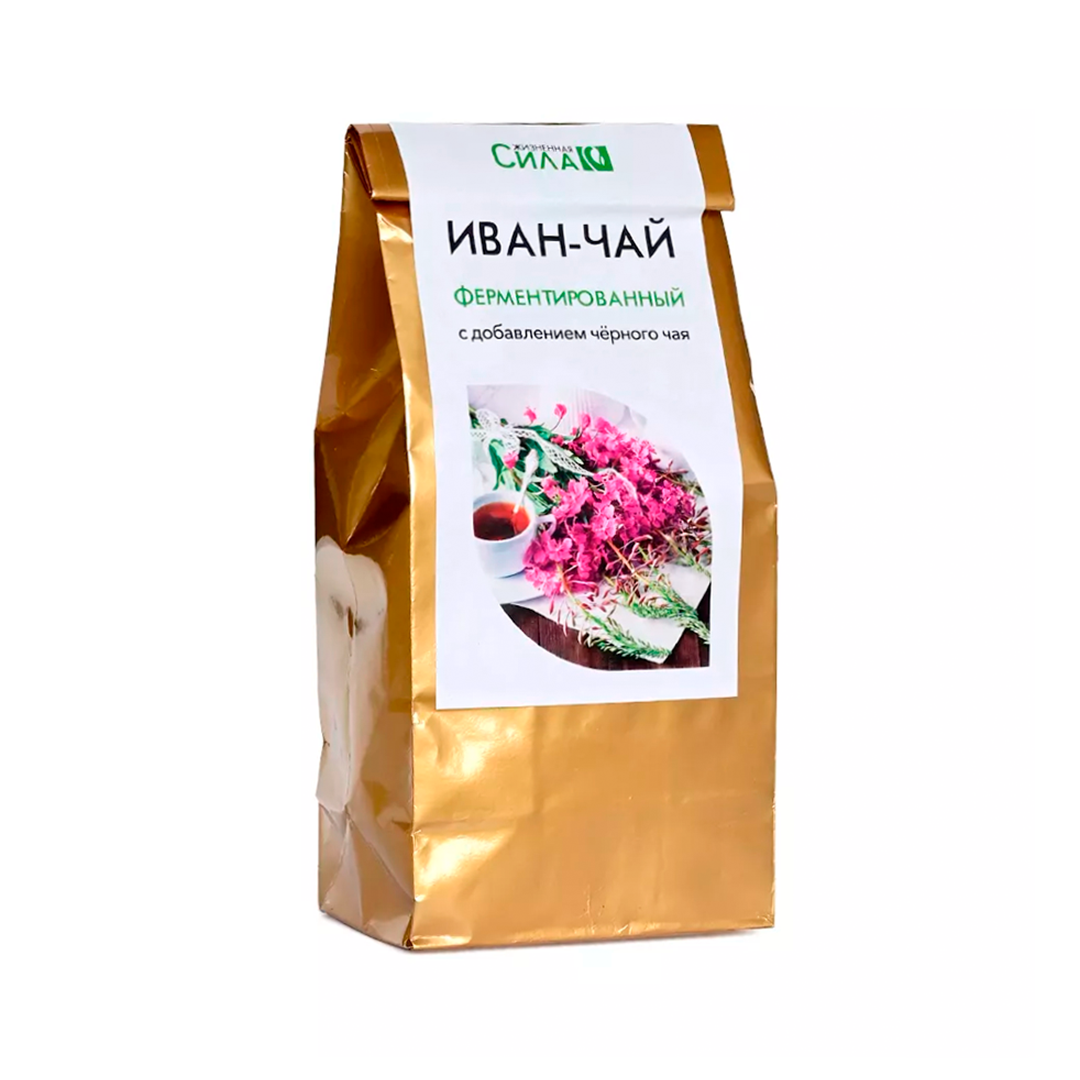 Иван-чай с чёрным чаем