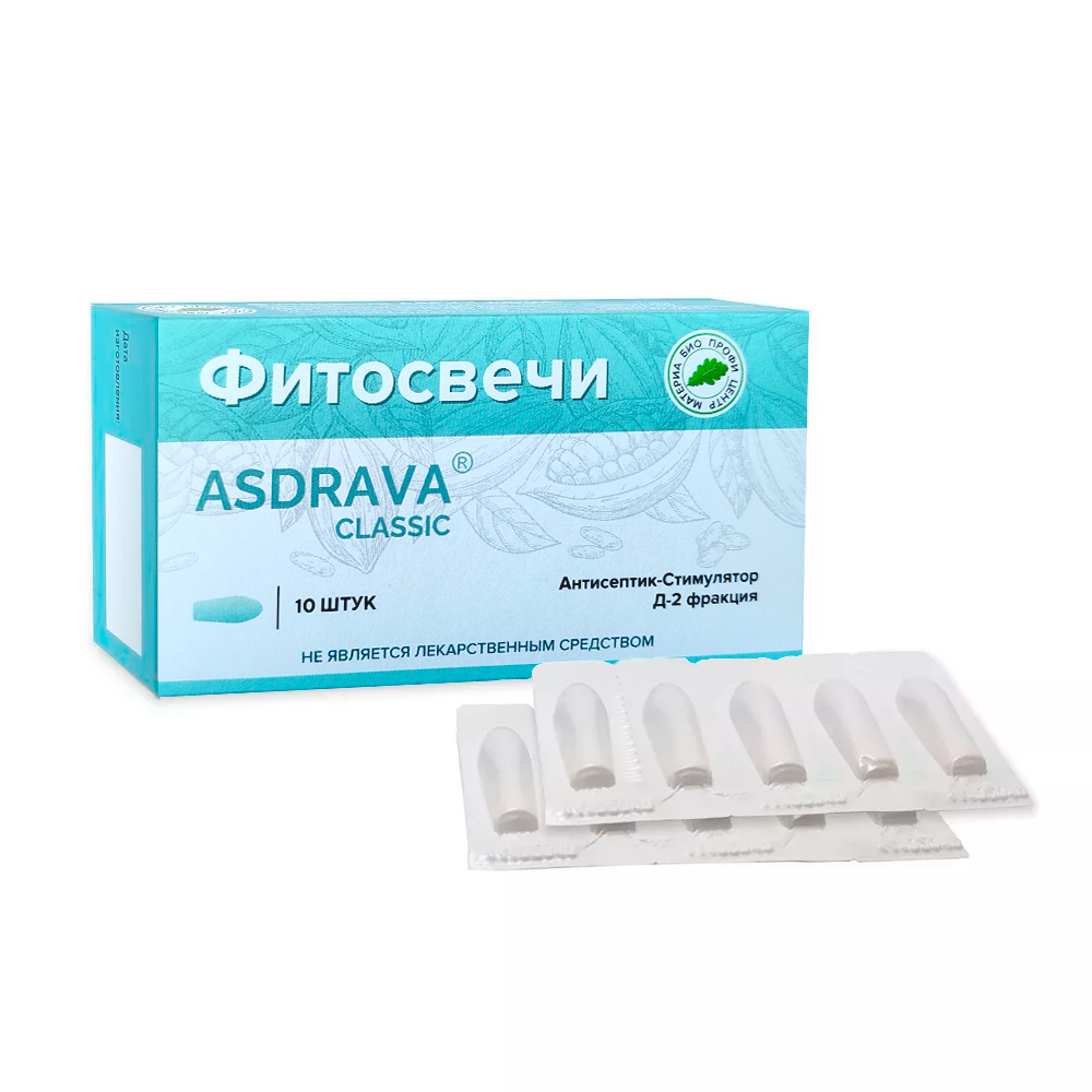 Фитосвечи "Дорогова" с фракцией АСД-2