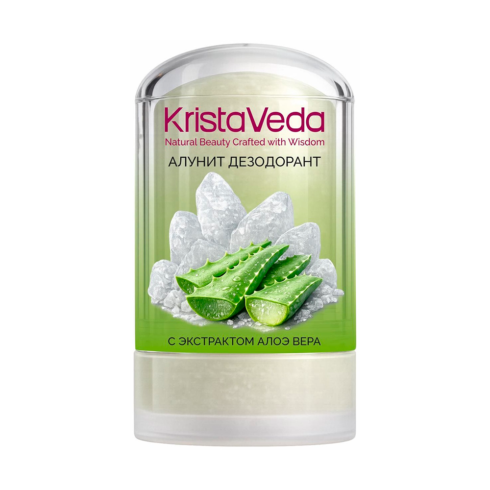 Алунит Криста Веда с экстрактом Алоэ вера 60 г